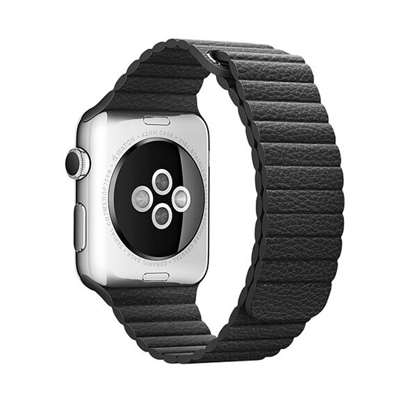 

Ремешок кожа Leather Loop для Apple Watch 42 / 44mm (black)
