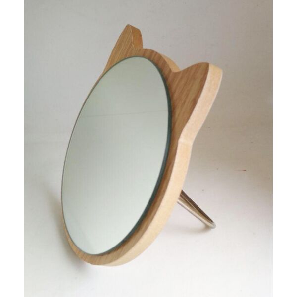 

Зеркало для макияжа Cosmetic Mirror R-1026, деревянное в ассортименте, 15*16 см
