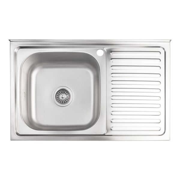 

Мойка Кухонная Lidz 5080-L Decor 0.8 Мм (Lidz5080Ldec06)