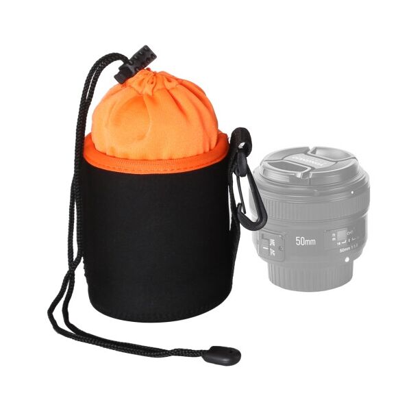 

Чехол для объектива AccPro CA-1791E-S black/orange