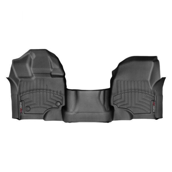 

Коврики в салон на Ford F-150 2015-19 черный переднией цельный Форд Ф-150
