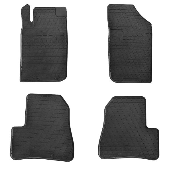 

К/с Peugeot 206 коврики салона в салон на PEUGEOT Пежо 206 98- (design 2016) - (4 шт).
