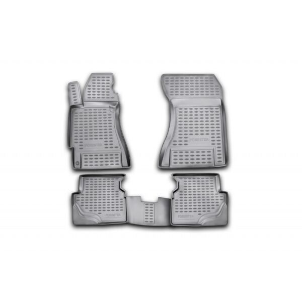 

К/с Subaru Forester коврики салона в салон на SUBARU Субару Forester 2002-2008, 4 шт. (полиуретан)