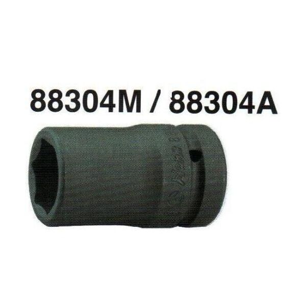 

Торцевая головка ударная глубокая 1"DR 6-гран.30мм (L-80mm) (88304M30) HANS