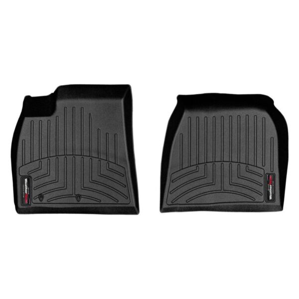 

К/с Tesla Model S коврики салона в салон на Tesla Тесла Model S 2012- c бортиком передние, черные