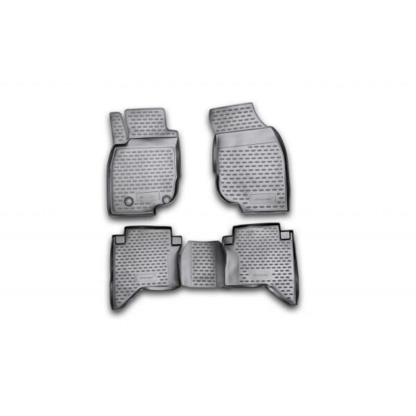 

К/с Toyota Hilux коврики салона в салон на TOYOTA Тойота Hilux 2011-> 4 шт. (полиуретан)