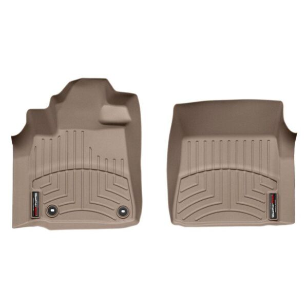 

К/с Toyota Sequoia коврики салона в салон на TOYOTA Тойота Sequoia / Tundra 2013- с бортиком, передние, бежевые