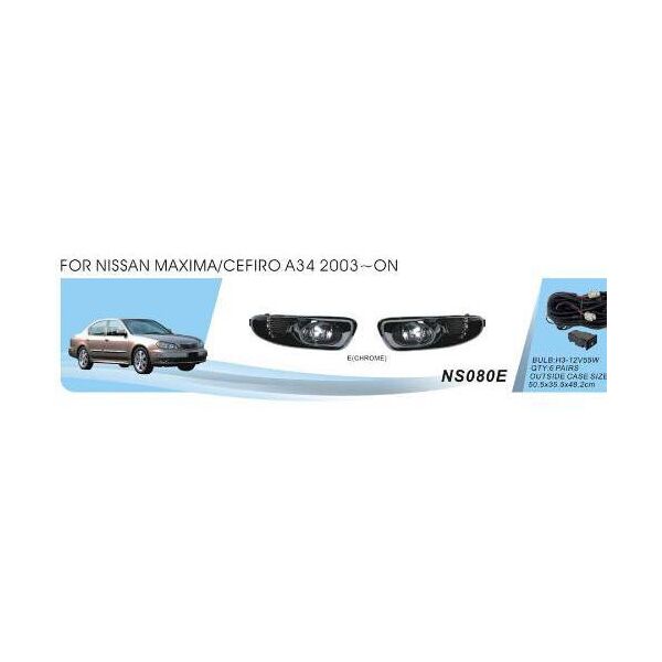 

Фары дополнительные противотуманные Nissan Maxima Cefiro 2003 NS-080E эл.проводка