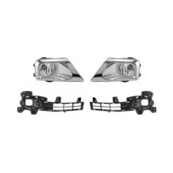 

Фары дополнительные противотуманные Toyota LC FJ200 2016- TY-908B эл.проводка