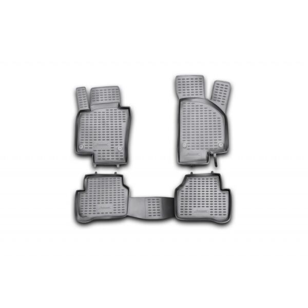 

К/с Volkswagen Passat коврики салона в салон на VOLKSWAGEN Фольксваген VW Passat B6 09 / 2005->, 4 шт. (полиуретан)