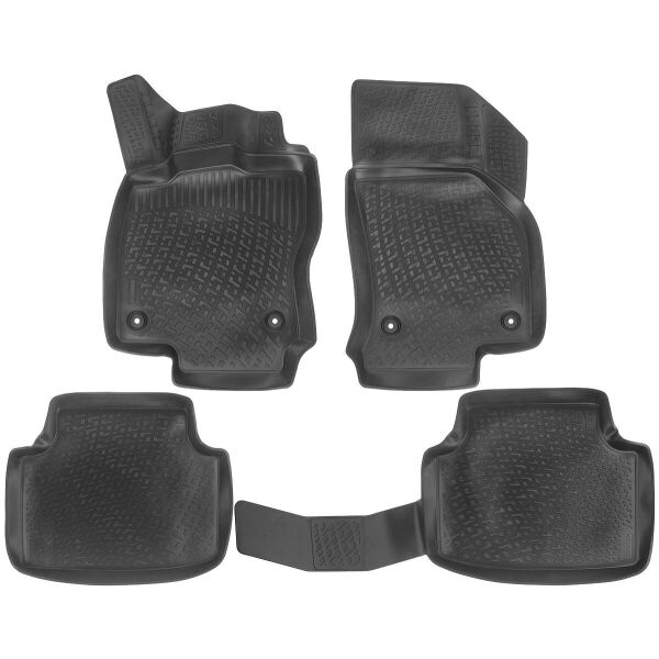 

К/с Volkswagen Passat коврики салона в салон на VOLKSWAGEN Фольксваген VW Passat B8 (14-) полиур.