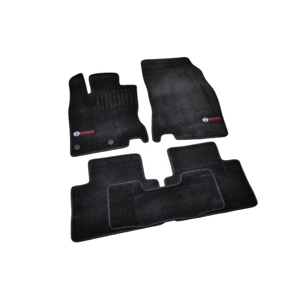 

К/с ворс Nissan Qashqai коврики салона в салон на NISSAN Ниссан Qashqai (2014-) /Чёрн, Premium