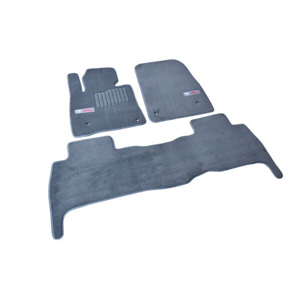 

К/с ворс Toyota Land Cruiser 200 коврики салона в салон на TOYOTA Тойота Land Cruiser 200 (2007-2012) 5 мест /Серые, Premium
