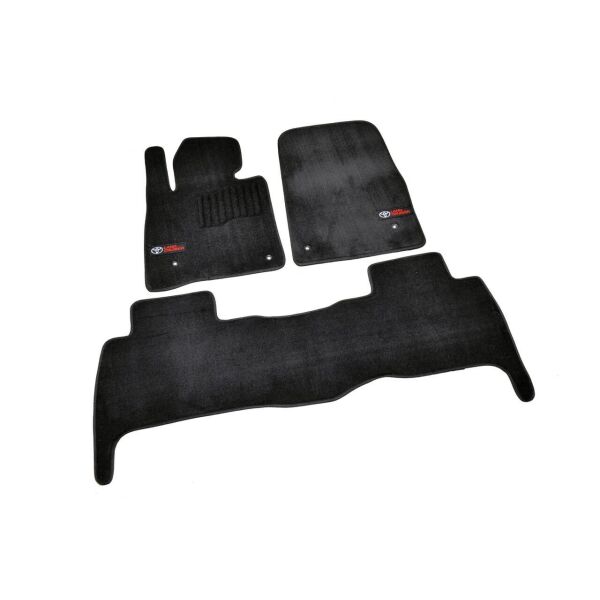 

К/с ворс Toyota Land Cruiser 200 коврики салона в салон на TOYOTA Тойота Land Cruiser 200 (2007-2012) 5 мест /Чёрн, Premium