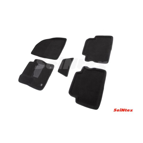 

К/с 3D ворс Ford Kuga 2008-2012 черные 5шт Коврики в салон на Ford Kuga Форд Куга
