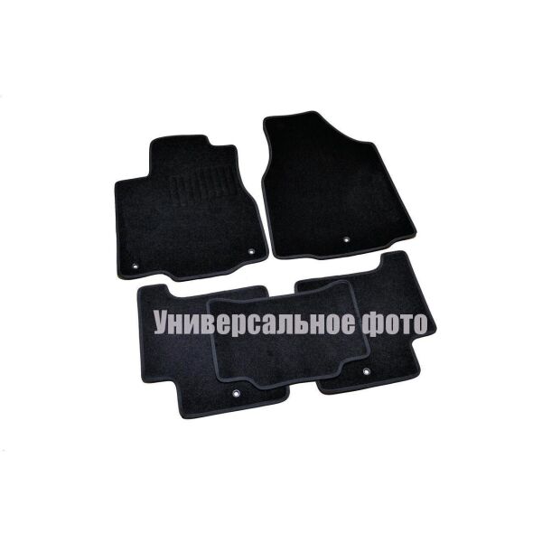 

К/с ворс Toyota Land Cruiser 200 (2013-) 7мест черные Premium Коврики в салон на Toyota Land Cruiser 200 Тойота Ленд Крузер 200