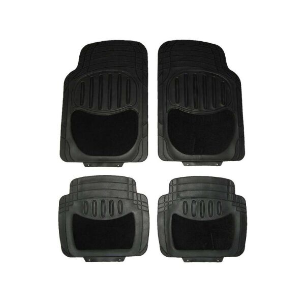 

Коврики салона резиновые TS-2011P BK+ войлок 4шт