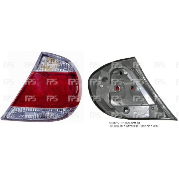 

Toyota Camry 2004-2006 Задние (правый) фонари фары задние для TOYOTA Тойота Camry 2004-2006 тип USA