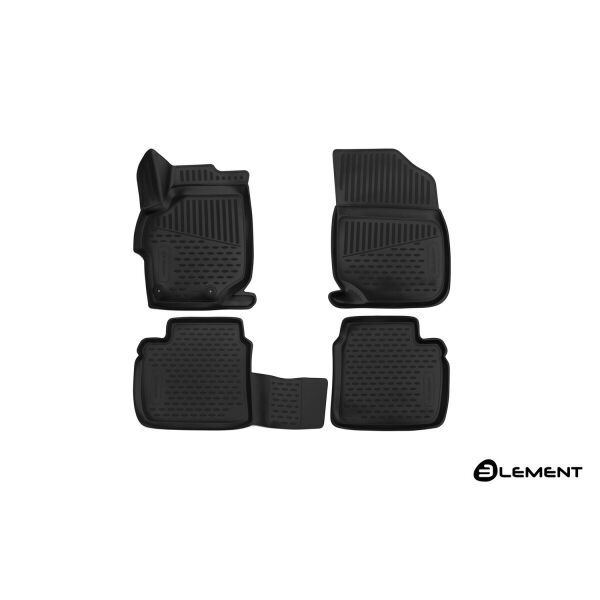 

К/с PEUGEOT 301 коврики салона в салон на PEUGEOT Пежо 301 /Citroen C-Elysee 2013- 4 шт. (полиуретан) 3D