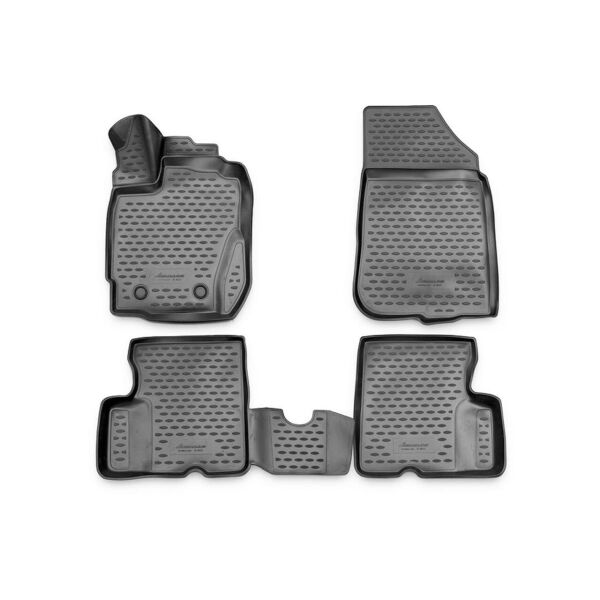 

К/с RENAULT Duster коврики салона в салон на RENAULT Рено Duster 05/2015->,(без ручк для дистан откр люч безоб)3D