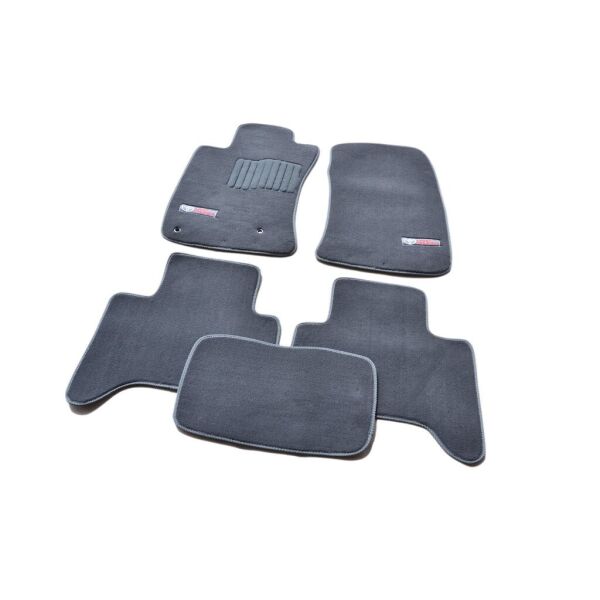 

К/с ворс Toyota Prado 120 коврики салона в салон на TOYOTA Тойота Prado 120 (2003-2009) /Серые Premium