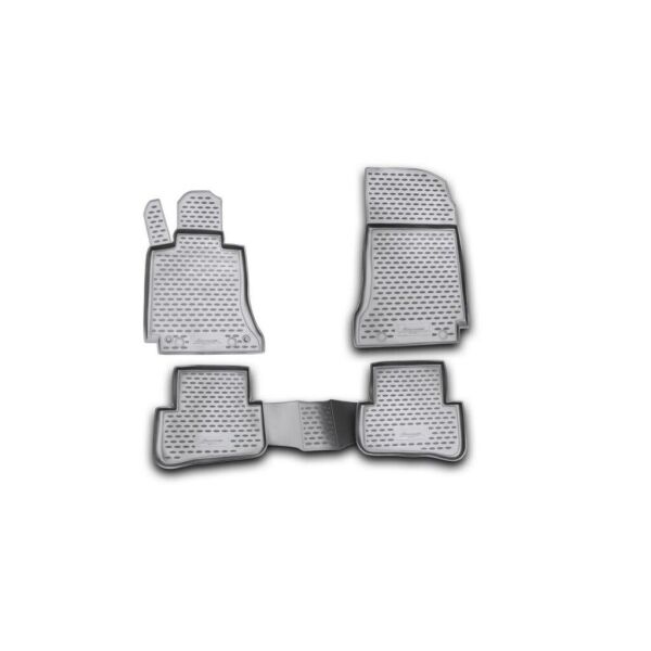 

К/с Mercedes W204 коврики салона в салон на MERCEDES MERCEDES-BENZ Мерседес W204 С-Class 2007-2014, 4 шт п/у