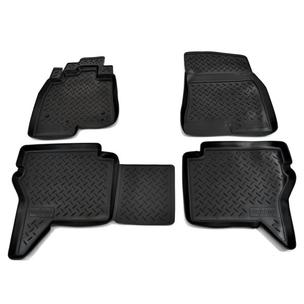 

К/с Mitsubishi Pajero коврики салона в салон на MITSUBISHI Митсубиси Pajero IV (06-) п / у к-т