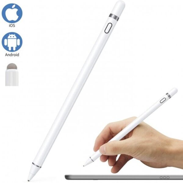 

Стилус Usams Touch Screen Stylus Pen для iPad/iPhone/Samsung/Xiaomi/Lenovo/Huawei/Google white