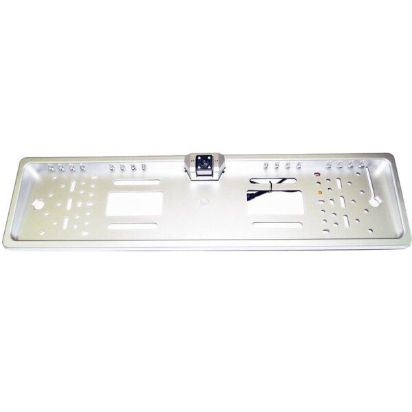 

Камера заднего вида в номерной рамке 4 LED Silver (av202)