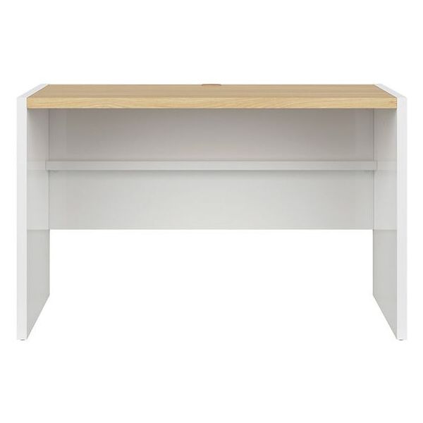 

Письменный стол BRW Princeton S406-BIU/120-BIP/DP, белый глянцевый/польский дуб,