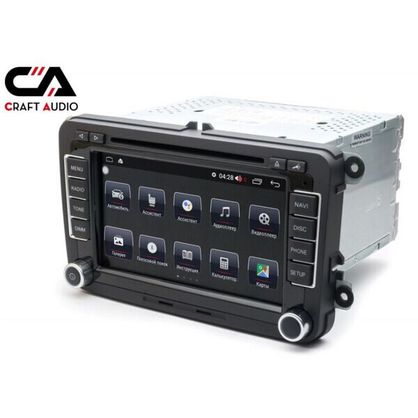 

Штатная магнитола CraftAudio CA -6100 7 "Skoda PQ DesignClassic