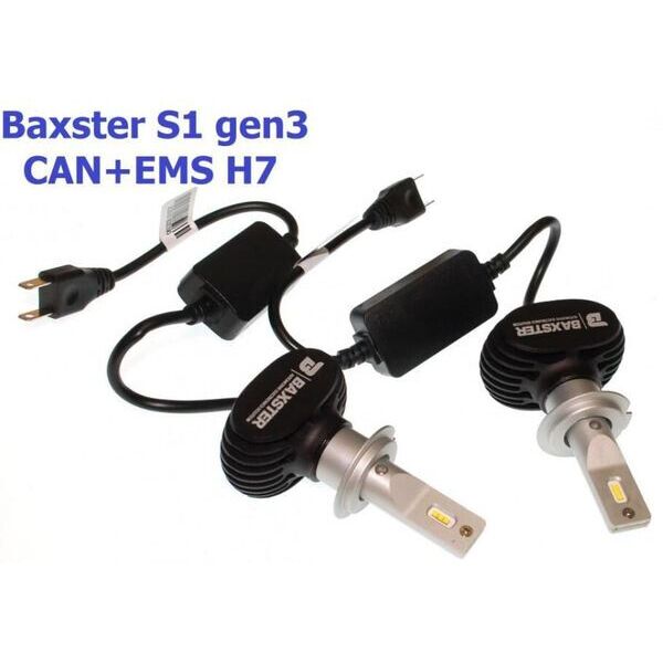 

Светодиодные автолампы Baxster S1 gen3 H7 6000K CAN + EMS
