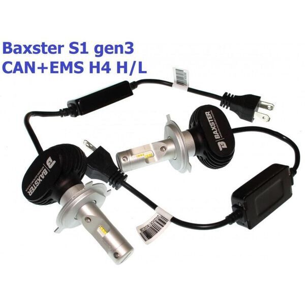 

Светодиодные автолампы Baxster S1 gen3 H4 H / L 6000K CAN + EMS