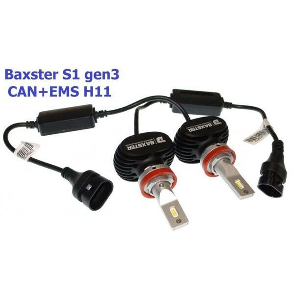 

Светодиодные автолампы Baxster S1 gen3 H11 5000K CAN + EMS