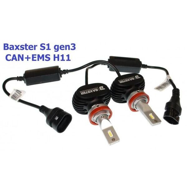 

Светодиодные автолампы Baxster S1 gen3 H1 6000K CAN + EMS