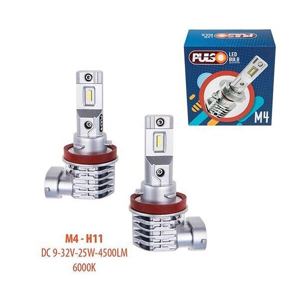

Светодиодные автолампы Pulso M4 H11 4500Lm 6000K