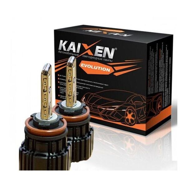 

Светодиодные автолампы Kaixen EVO H8 / H9 / H11 / H16 (JP) 6000K 50W