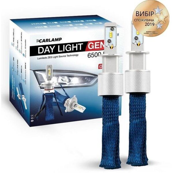 

Светодиодные автолампы Carlamp Day Light GEN2 H3 6500LM 6000K