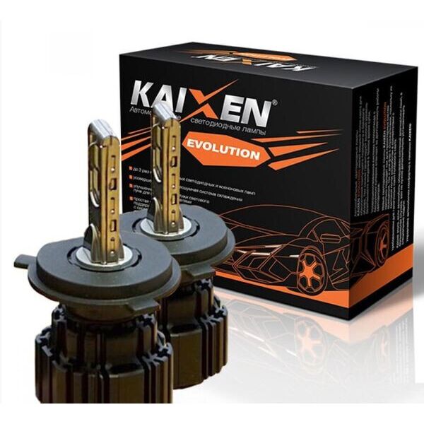 

Светодиодные автолампы Kaixen EVO H4 4800K 50W
