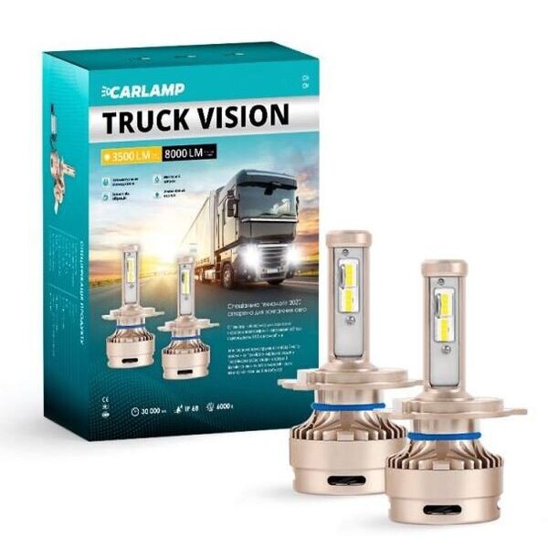 

Светодиодные автолампы Carlamp Truck Vision H4. 3500LM 6000K