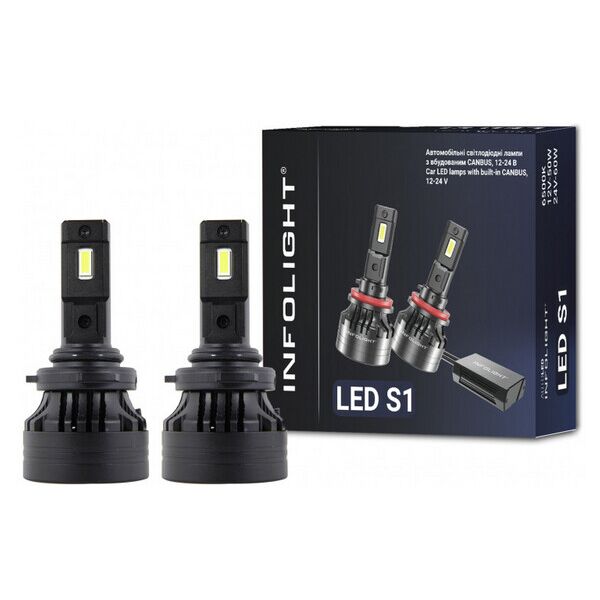 

Светодиодные автолампы Infolight S1 HB4 50W