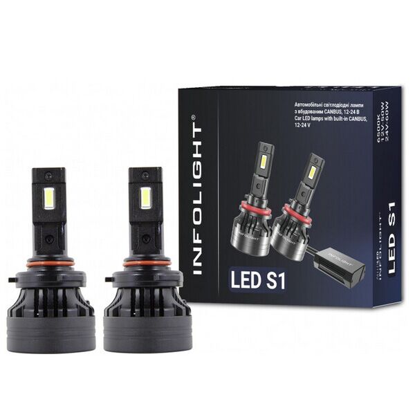 

Светодиодные автолампы Infolight S1 HB3 50W