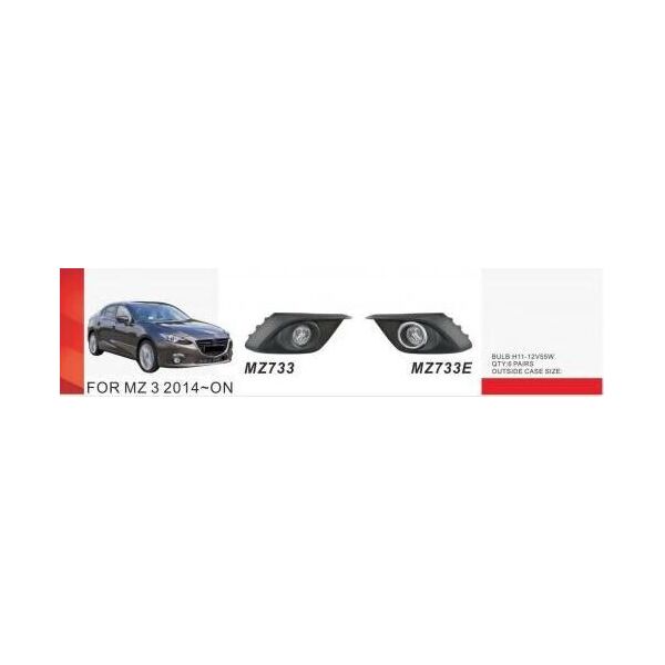 

Противотуманные фары Dlaa MZ-733EW Mazda 3 2014-16