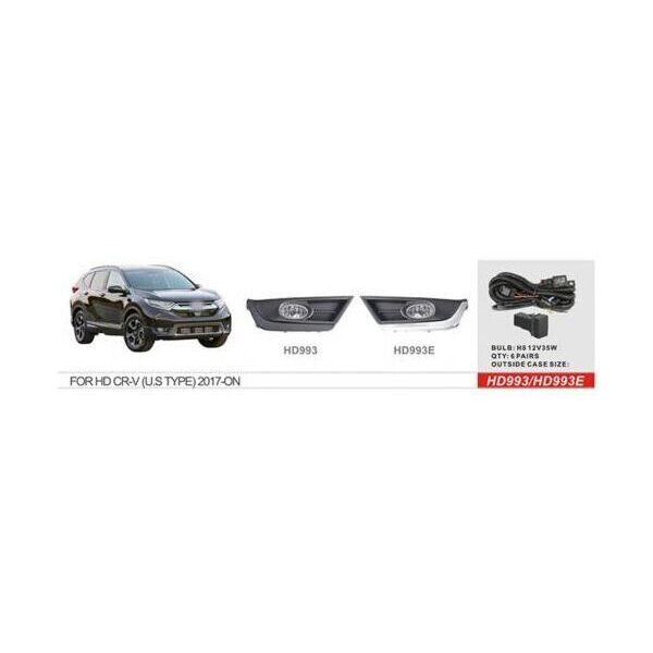 

Противотуманные фары Dlaa HD-993E-W Honda CRV 2017