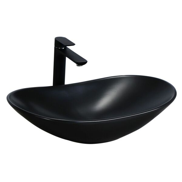 

Умывальник Rea Royal 60 black mat накладной черный REA-U0442, Черный матовый
