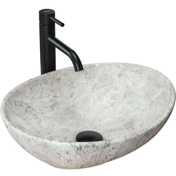 

Умывальник Rea Sofia light stone накладной REA-U0165, Серый