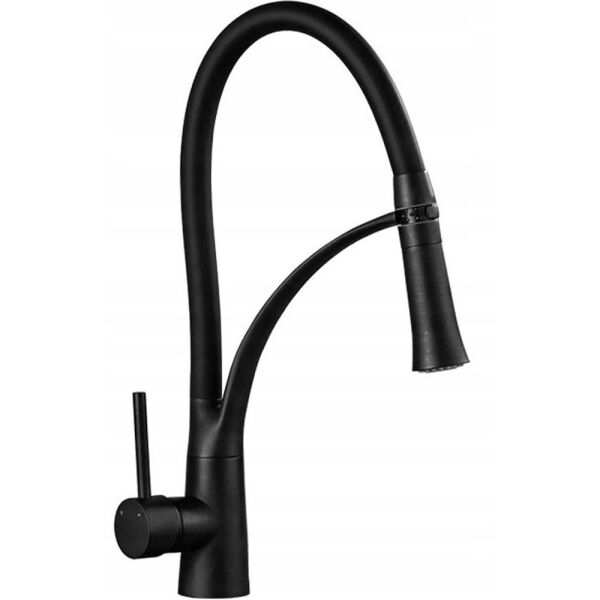 

Смеситель для кухни Rea Gaspar black mat черный матовый высокий REA-B0233, Черный матовый