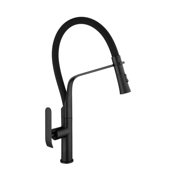 

Смеситель для кухни Rea Castor black mat черный высокий REA-B6935, Черный матовый