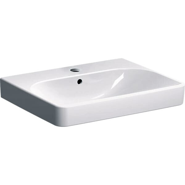 

Умывальник Geberit Smyle Square 60x48 500.229.01.1, Белый