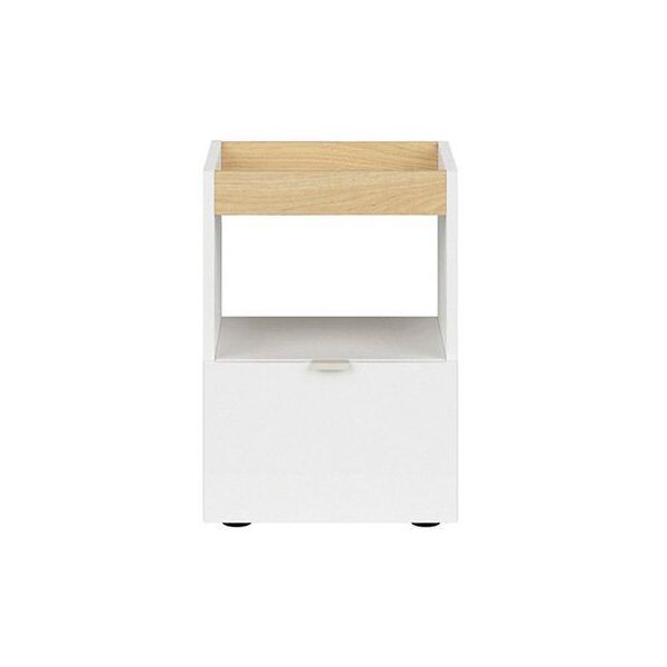

Тумба BRW Denton S416-KNT1S-DP/BIP, дуб Польский/белый глянцевый